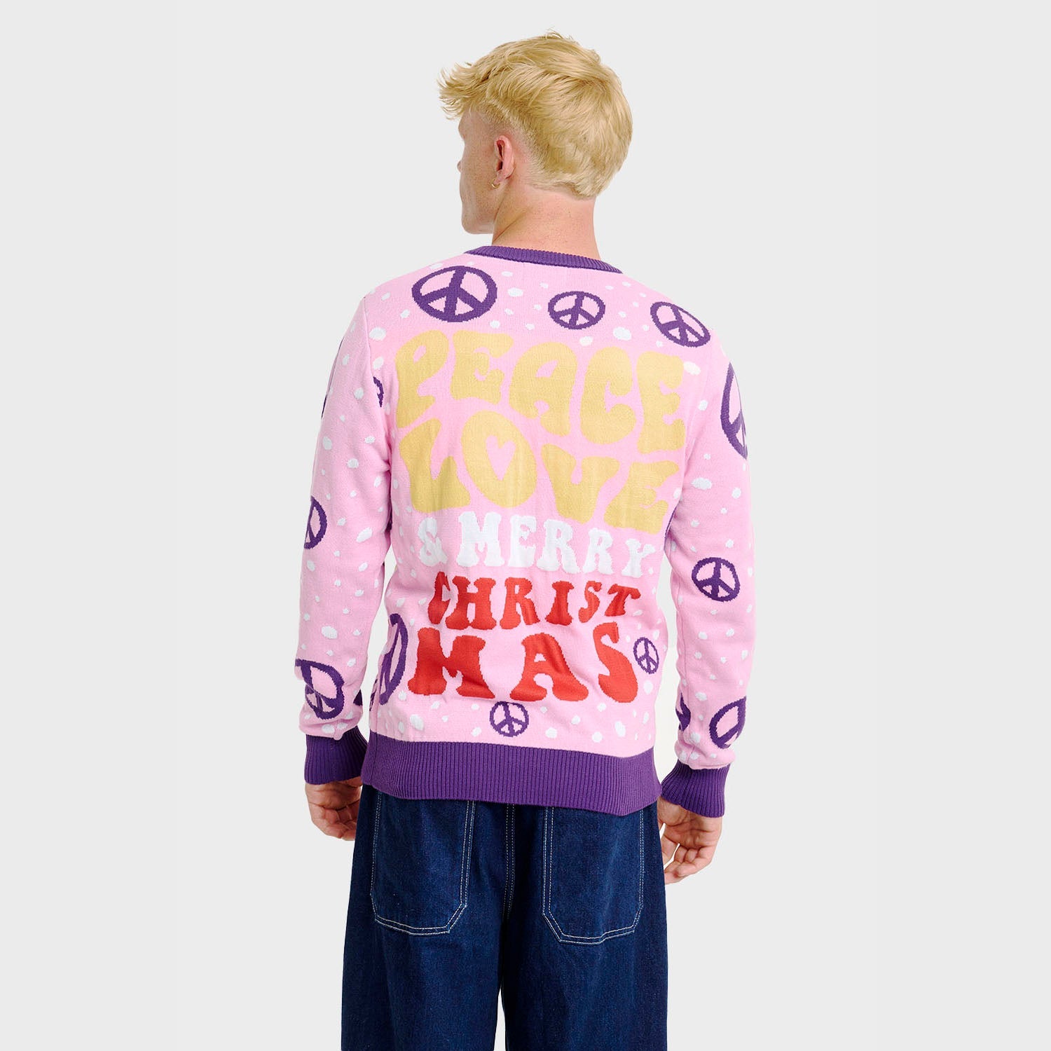 Hippie Christmas Sweater β Men